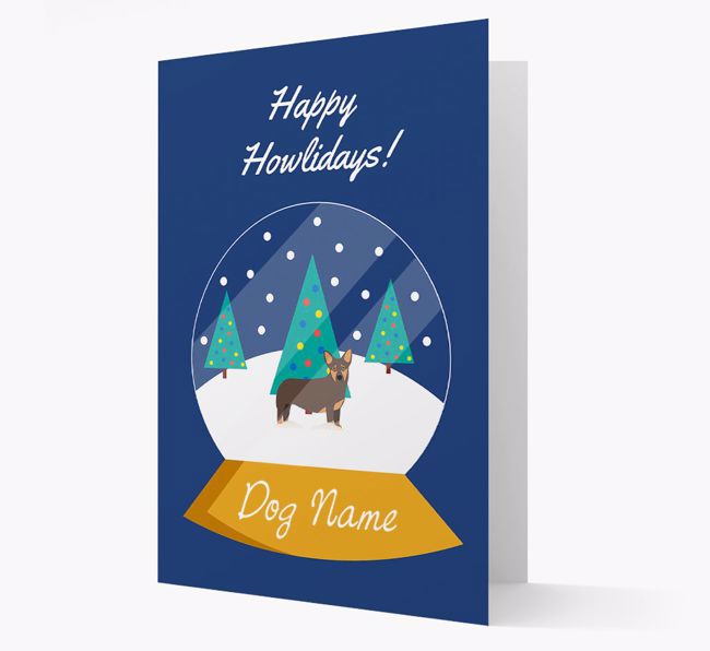 'Happy Howlidays' - Personalised {breedFullName} Card